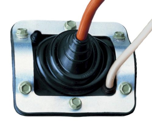 Premium 3 watertight bells 100x100 mm base for pipe diameters 0-35 design fixed with screws and glue 