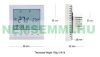 A white glass panel provides a smart thermostat contact up to 16A for switching the Wi-Fi thermostat electric heating
