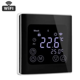 Wifis termosztát  Távoli eléréssel, akár a világon bárhonnan szabályozni tudja szobája fűtését.