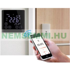 Wifis termosztát  Távoli eléréssel, akár a világon bárhonnan szabályozni tudja szobája fűtését.