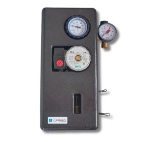   Szolárállomás napkollektor 1 oldali hőszigetelt szivattyú csoport Wilo szivattyúval