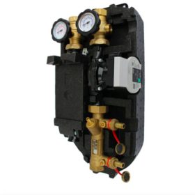 Napkollektor szivattyú állomás 40 l/min Wilo 25/6 keringető szivattyú csoport hőszigetelt + buborék 