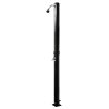Straight solar shower 20 liter garden shower with mixer tap without foot washer
