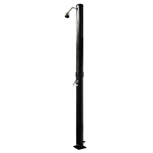 Straight solar shower 20 liter garden shower with mixer tap without foot washer
