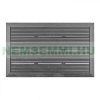 Solar shower outlet WPC 101x63x5.5 cm non-slip grid for garden shower in anthracite color