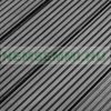 Solar shower outlet WPC 101x63x5.5 cm non-slip grid for garden shower in anthracite color