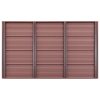 Solar shower outlet WPC 101x63x5.5 cm non-slip grid for garden shower