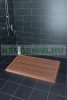Solar shower outlet WPC 101x63x5.5 cm non-slip grid for garden shower