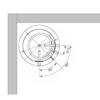 Sarokba helyezhető puffertartály