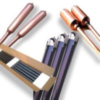 Vákuumcső és réz betét