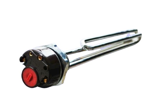 Fűtőbetét fűtőpatron 230V 2000W cekász 1+1/4" azaz 5/4" beépített termosztát Elektromos tartály tároló bojler számára 2 kW Fűtőbetét fűtőpatron 230V 2000W cekász 1+1/4" azaz 5/4" beépített termosztát Elektromos tartály tároló bojler számára 2 kW