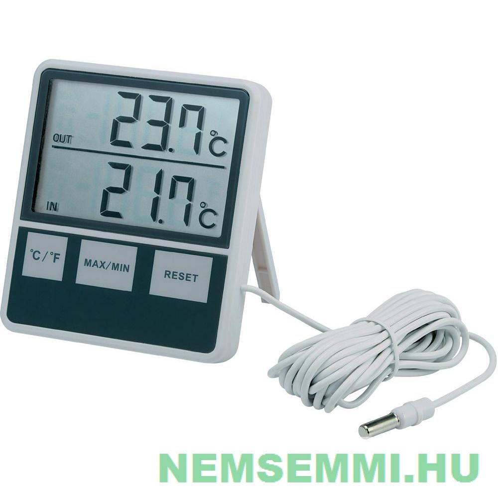 Digitális hőmérő 3 méter kábellel Digitális hőmérő 3 méter kábellel